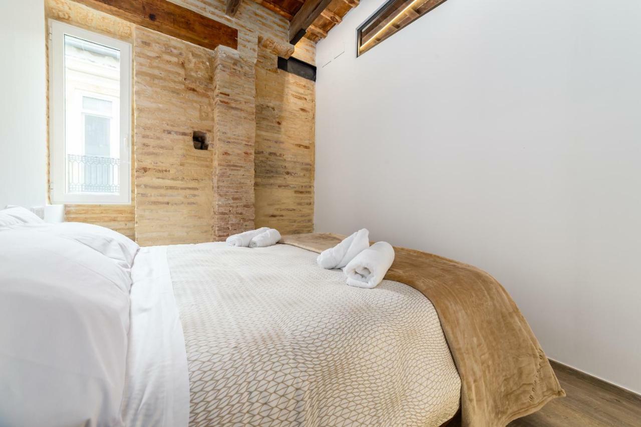 Florit Flats - Cathedral Luxury Terrace Flat 2Br 2Ba Ac Wifi Apartment Valencia Luaran gambar