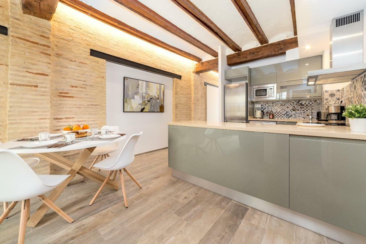 Florit Flats - Cathedral Luxury Terrace Flat 2Br 2Ba Ac Wifi Apartment Valencia Luaran gambar